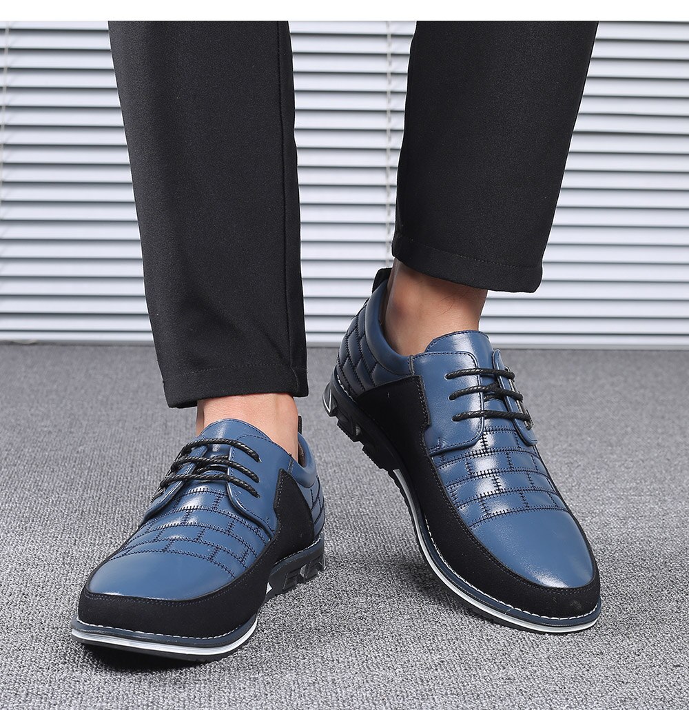 High Quality Big Size Casual Shoes Men Fashion Business Men Casual Shoes Hot Sale Spring Breathable Casual Men Shoes Black