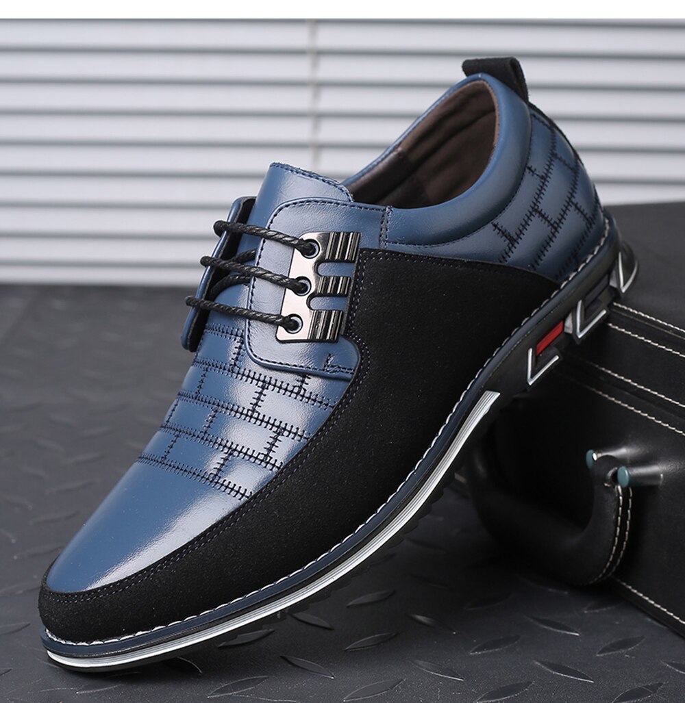 High Quality Big Size Casual Shoes Men Fashion Business Men Casual Shoes Hot Sale Spring Breathable Casual Men Shoes Black