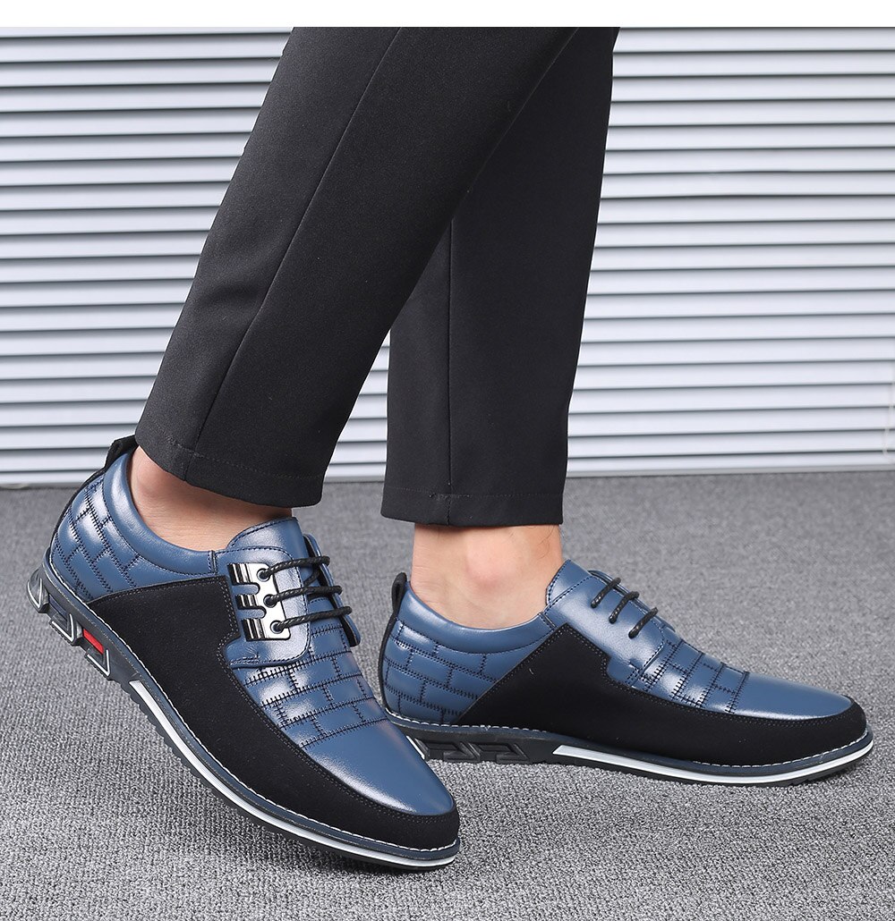 High Quality Big Size Casual Shoes Men Fashion Business Men Casual Shoes Hot Sale Spring Breathable Casual Men Shoes Black